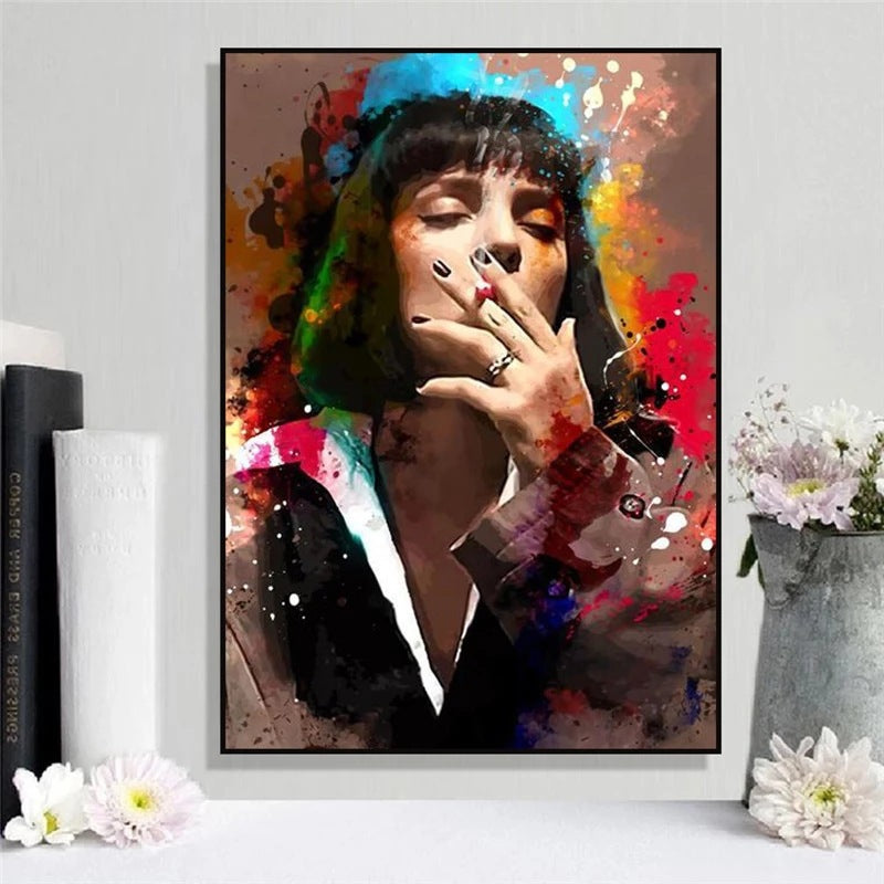 Smoke and Rebellion - Canvas Wall Art Painting
