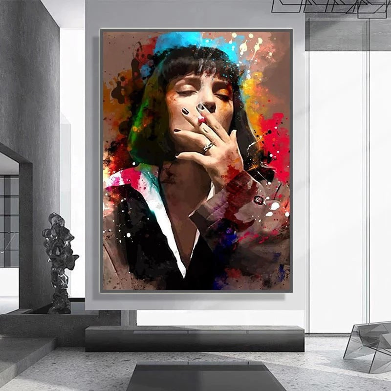 Smoke and Rebellion - Canvas Wall Art Painting