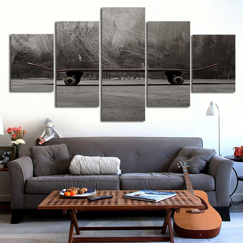 Skateboard - Canvas Wall Art Painting