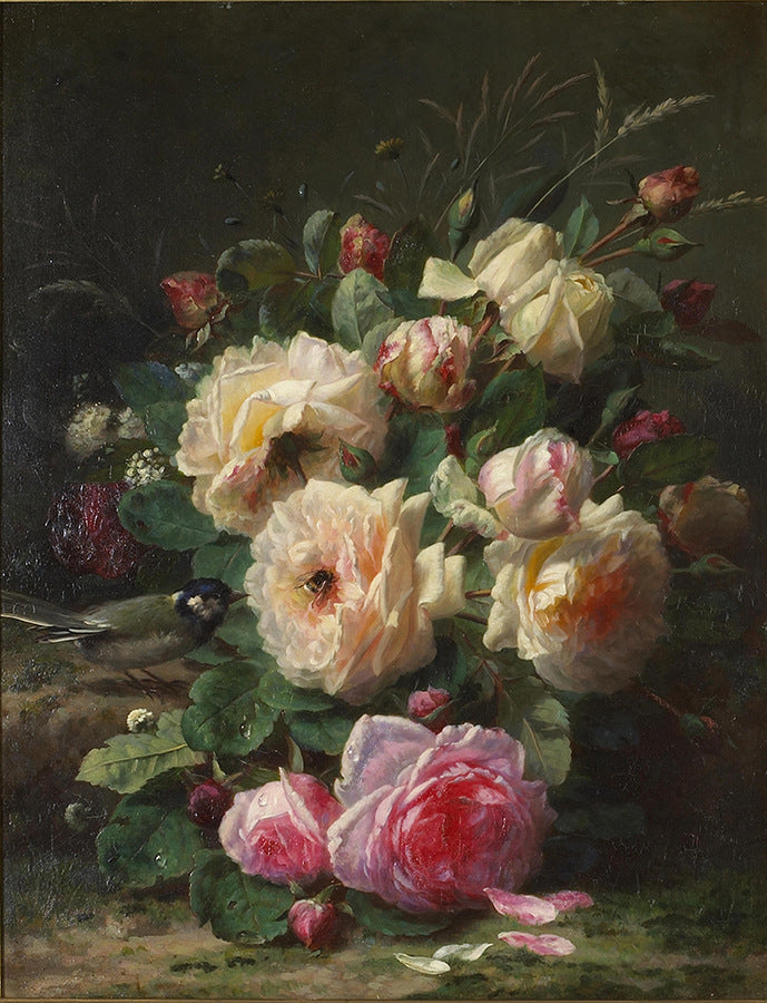 Flowers in a Vase - Flower Art Painting
