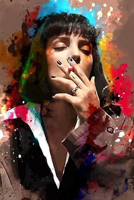 Smoke and Rebellion - Canvas Wall Art Painting
