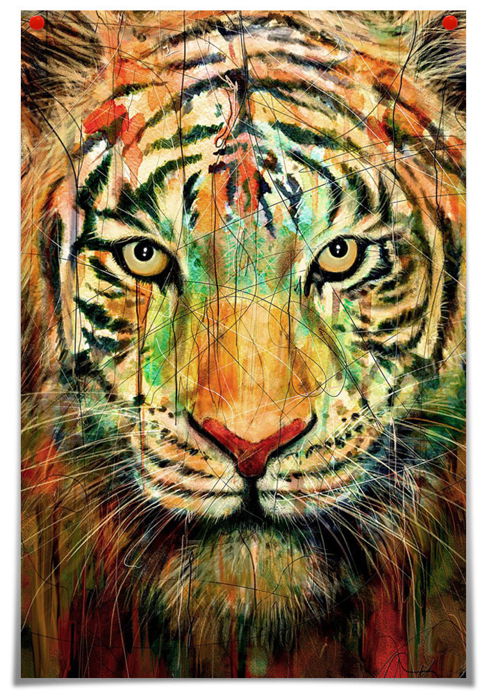 King of the Jungle - Tiger Art Painting