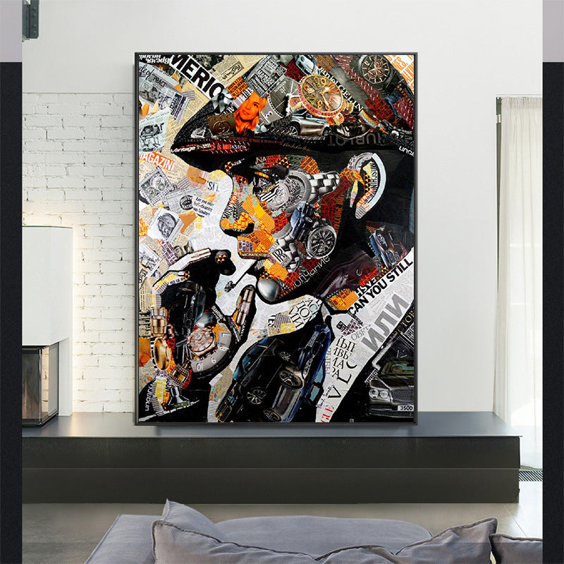Peaky Blinders - Tommy Shelby Abstract Art Painting