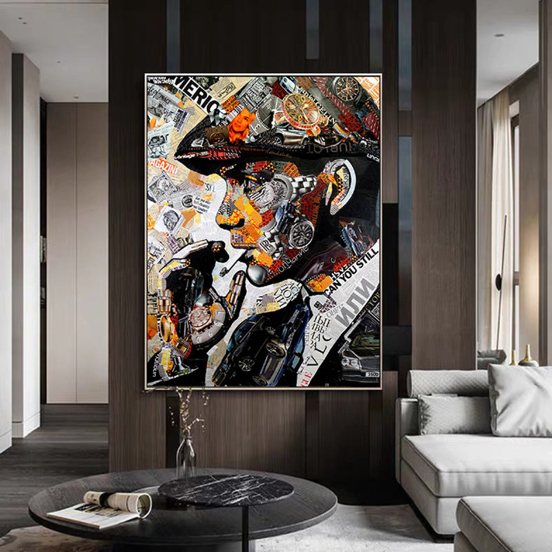 Peaky Blinders - Tommy Shelby Abstract Art Painting