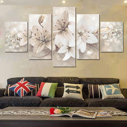 Lilies - Canvas Wall Art Painting