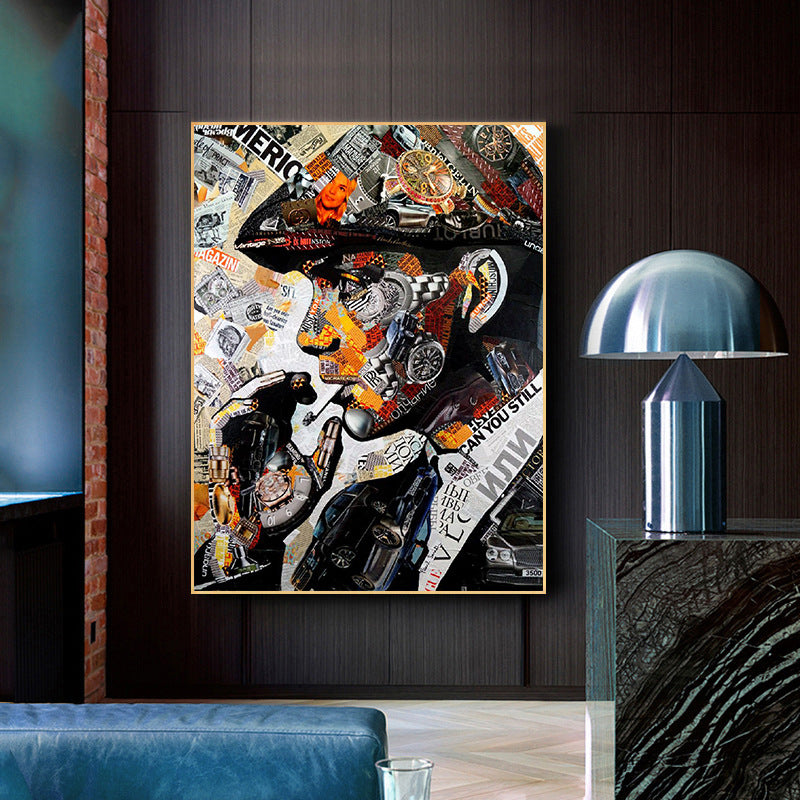 Peaky Blinders - Tommy Shelby Abstract Art Painting