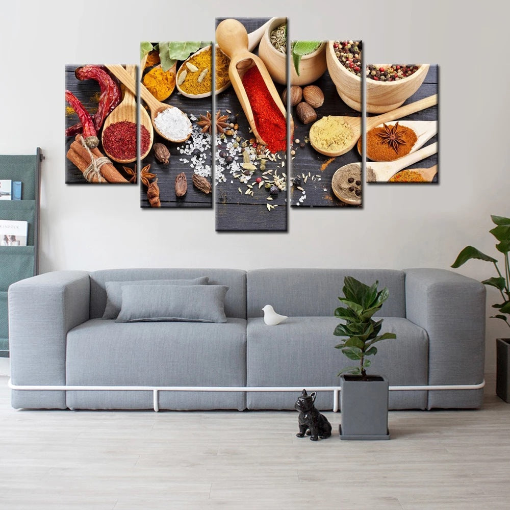 Food Seasoning - Canvas Wall Art Painting