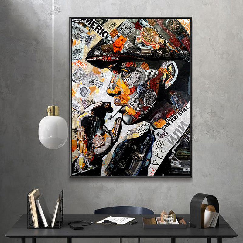 Peaky Blinders - Tommy Shelby Abstract Art Painting