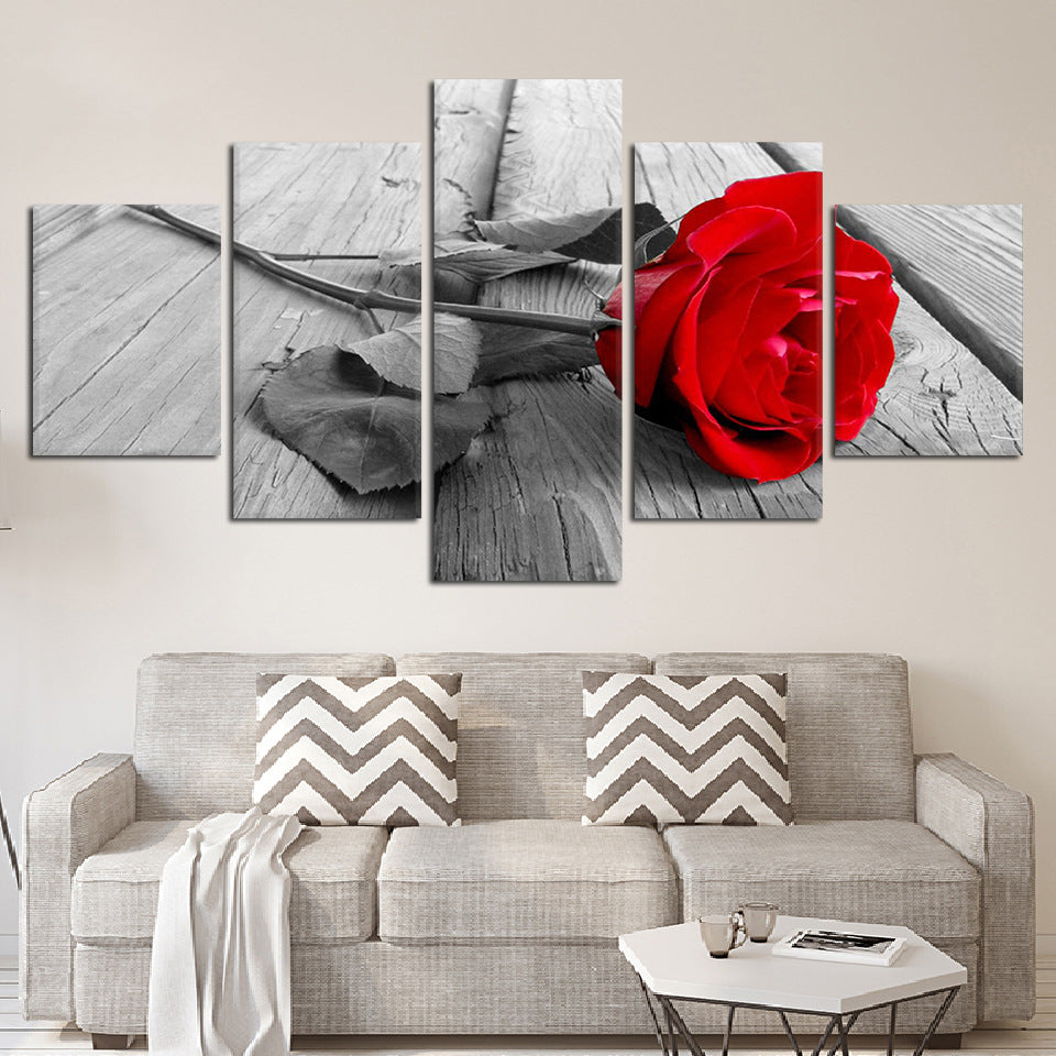 Red Rose - Canvas Wall Art Painting