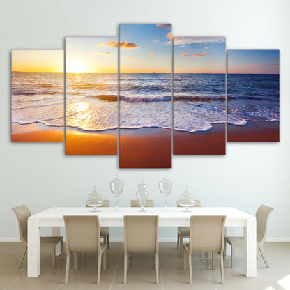 Beach Sunrise - Canvas Wall Art Painting