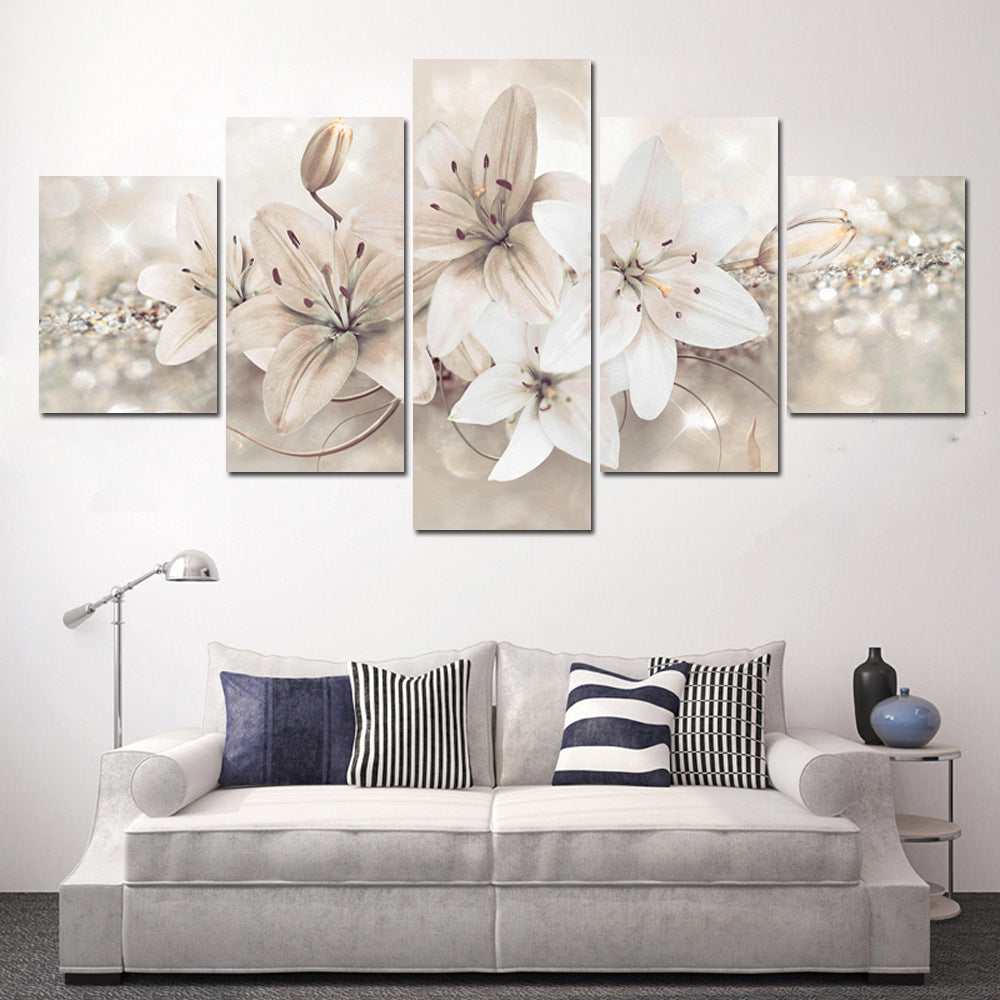 Lilies - Canvas Wall Art Painting