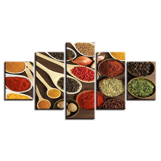 Kitchen Spices - Canvas Wall Art Painting