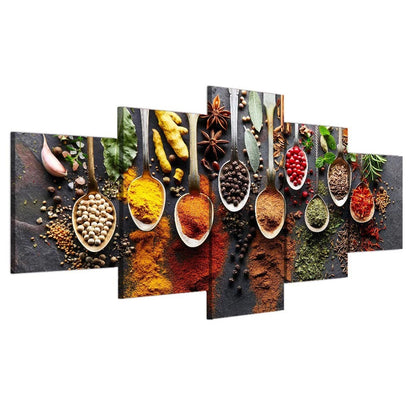 Spices &amp; Seasonings - Canvas Wall Art Painting