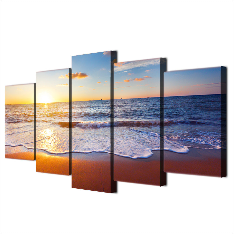 Beach Sunrise - Canvas Wall Art Painting