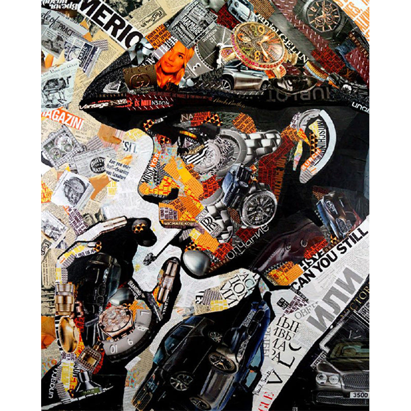 Peaky Blinders - Tommy Shelby Abstract Art Painting