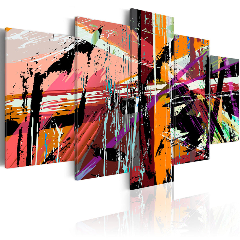 Colorful Abstract Painting - Canvas Wall Art Painting