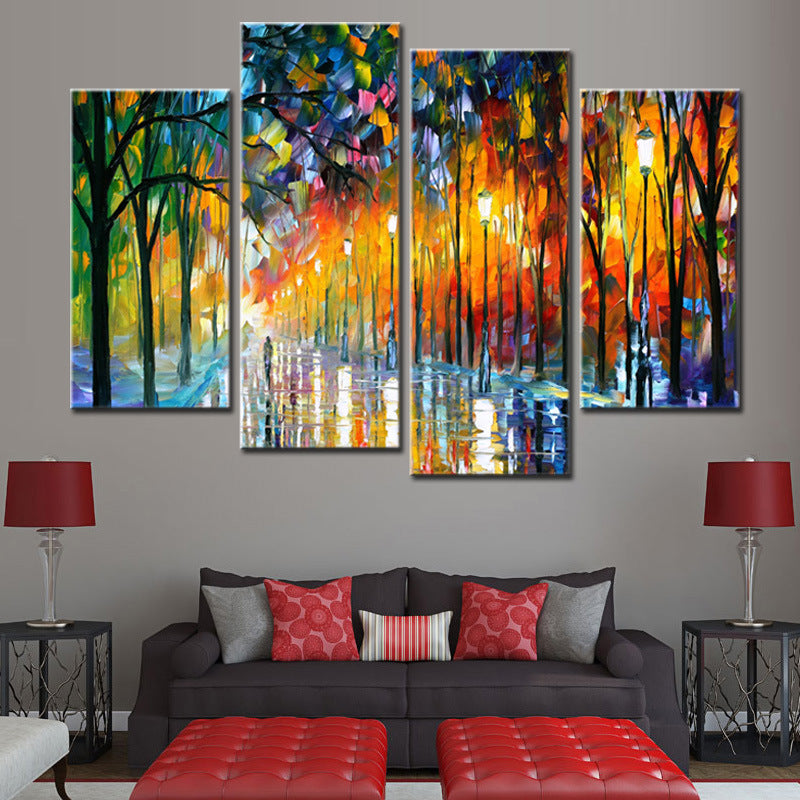 Abstract Forest Art