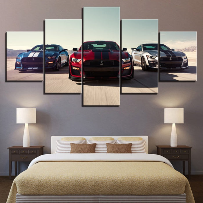 Race Cars - Canvas Wall Art Painting