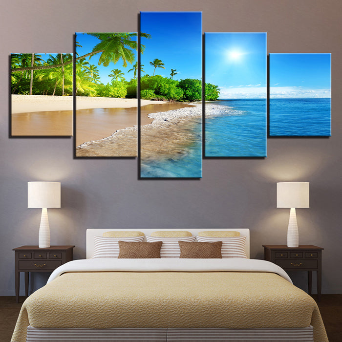 Sunny Beach - Canvas Wall Art Painting