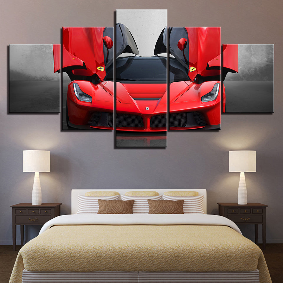 Luxury Ferrari Car - Canvas Wall Art Painting