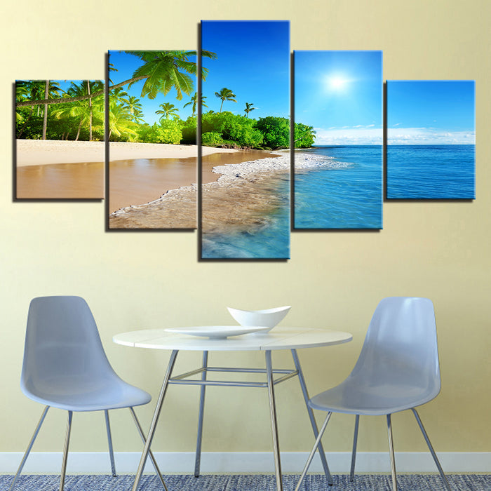 Sunny Beach - Canvas Wall Art Painting