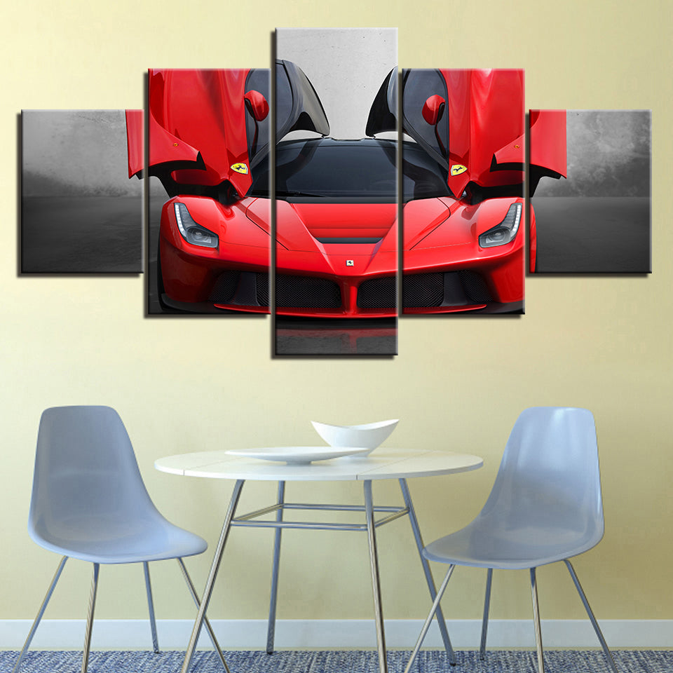 Luxury Ferrari Car - Canvas Wall Art Painting